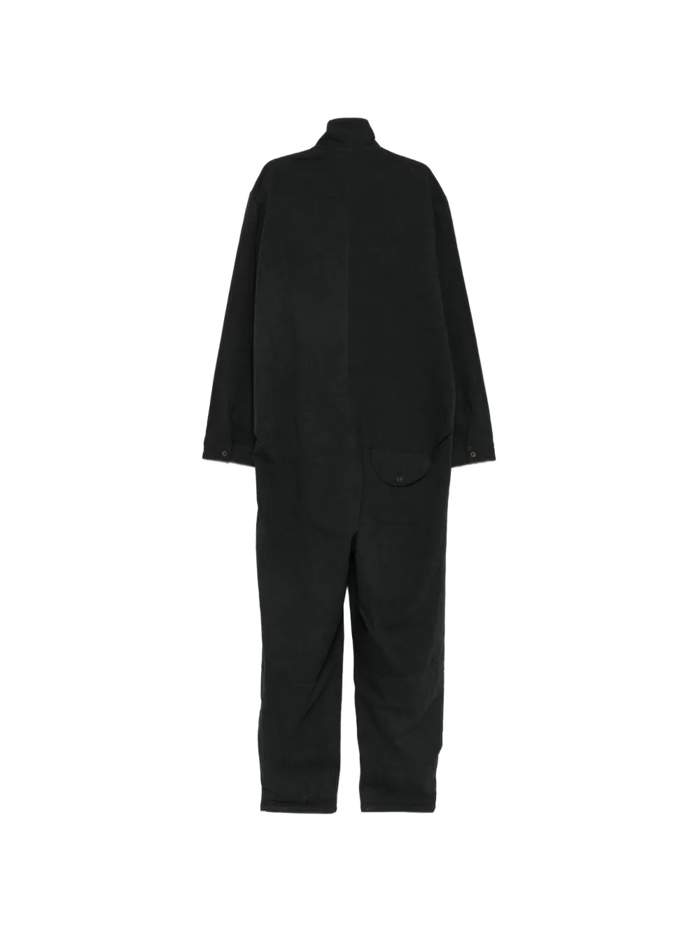 Individual Sentiments Jumpsuit met knoopsluiting Zwart