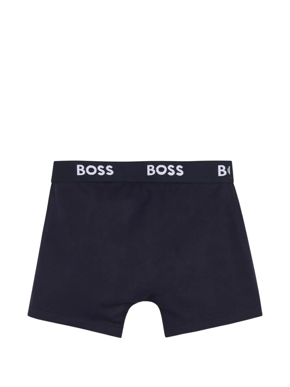 BOSS Kidswear Drie boxershorts met logoband Blauw