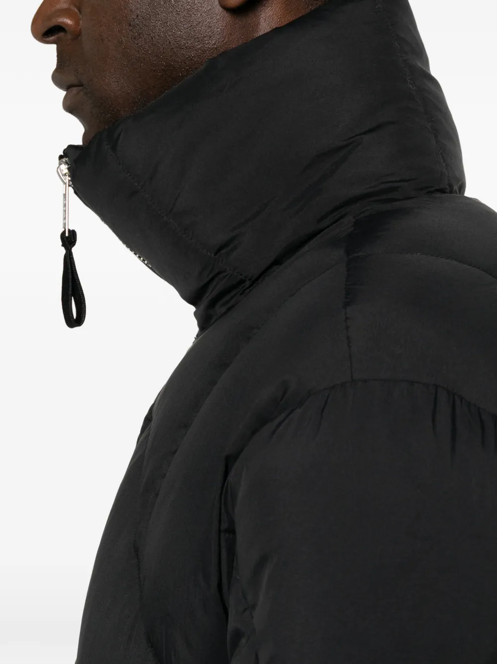 Thom Krom quilted high-neck jacket Zwart