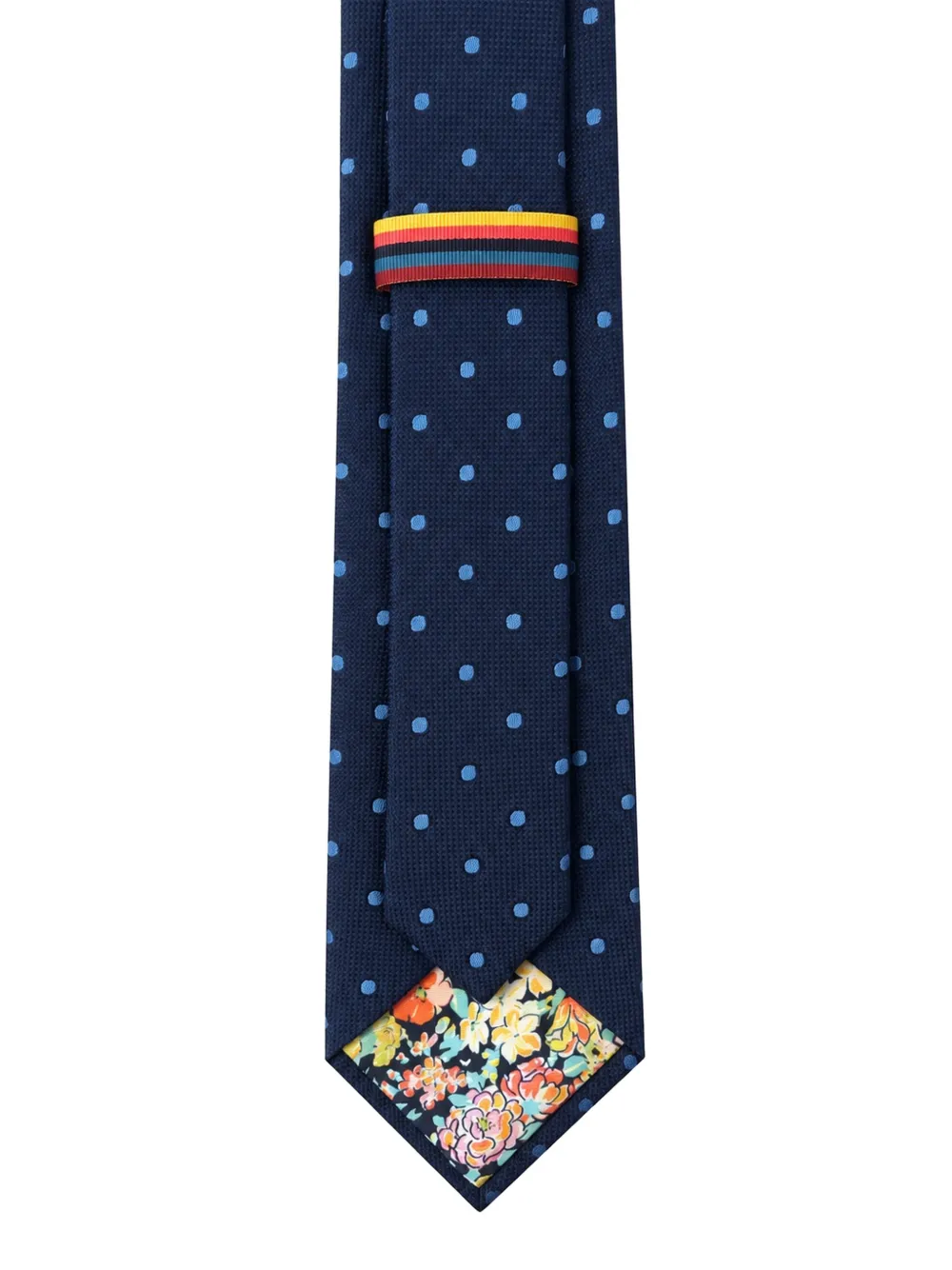 Paul Smith Stropdas met stippen Blauw