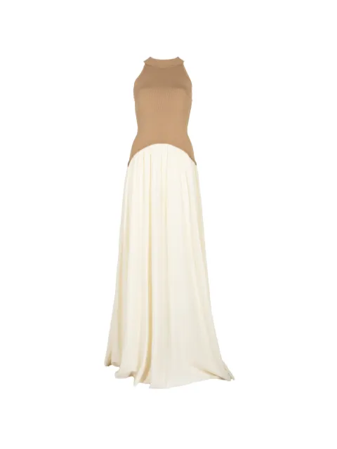 Solid & Striped Isola two-tone ribbed-knit maxi dress