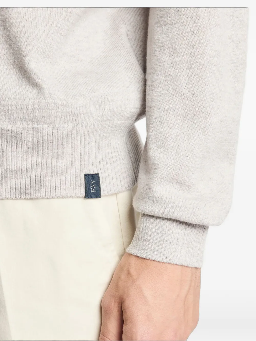 Fay Wollen coltrui Beige