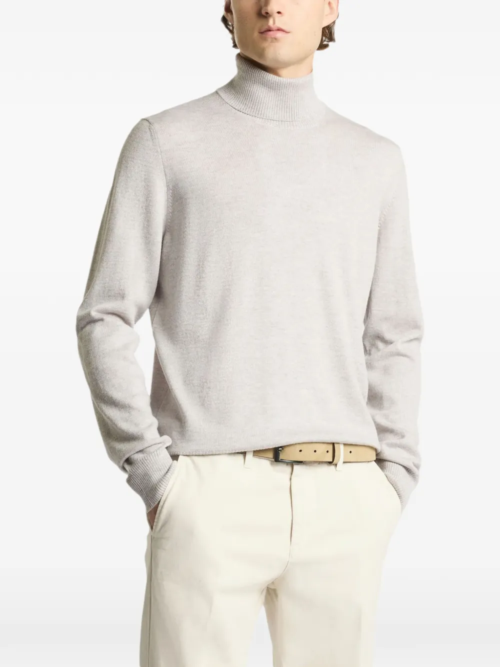 Fay Wollen coltrui Beige