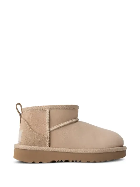 UGG Kids Classic Ultra mini suede ankle boots