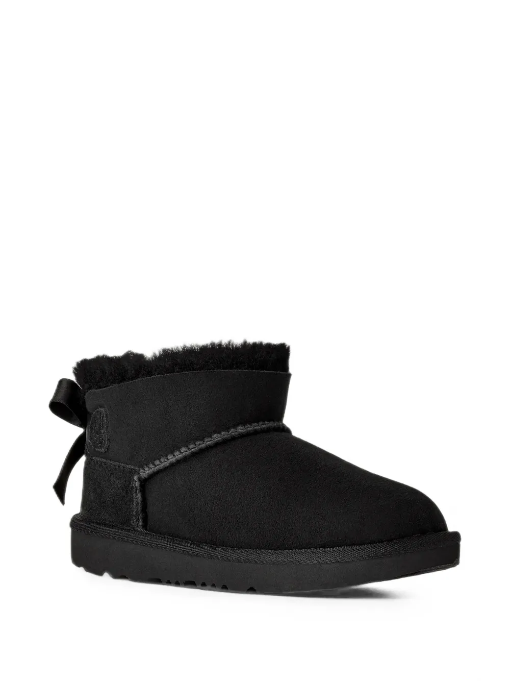 UGG Kids Ultra Bailey bow-detail boots Zwart
