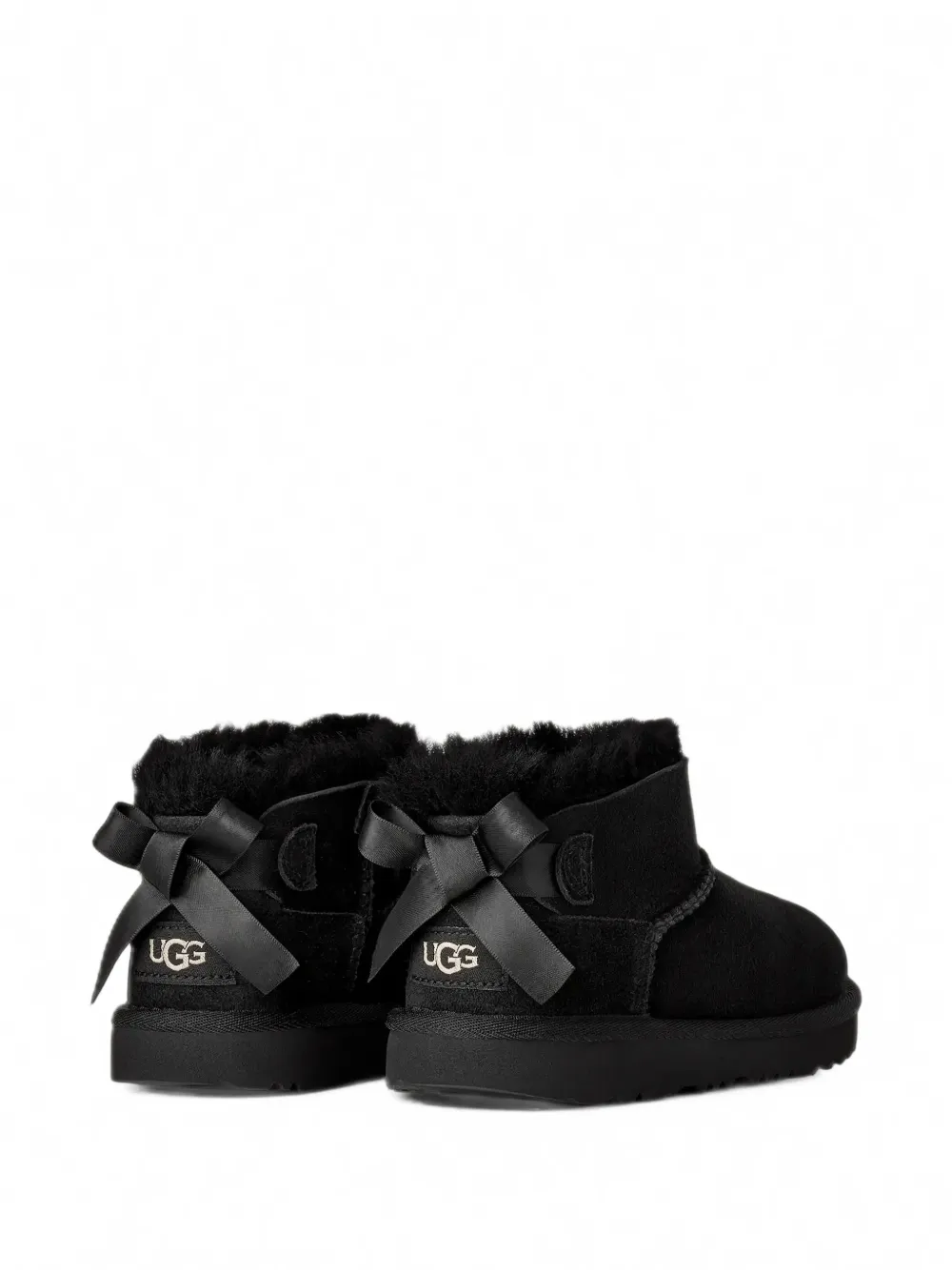 UGG Kids Ultra Bailey bow-detail boots Zwart
