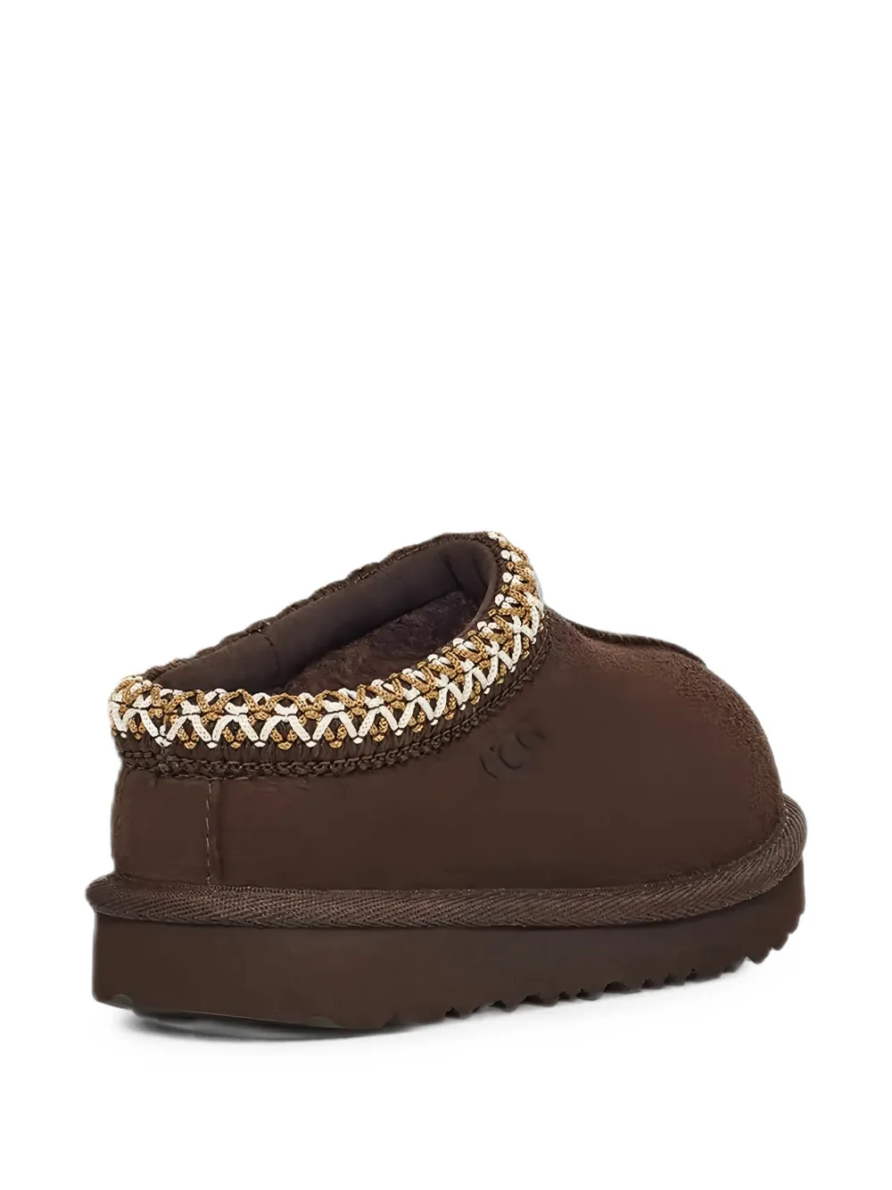UGG Kids Tasman II braided-trim suede boots Bruin