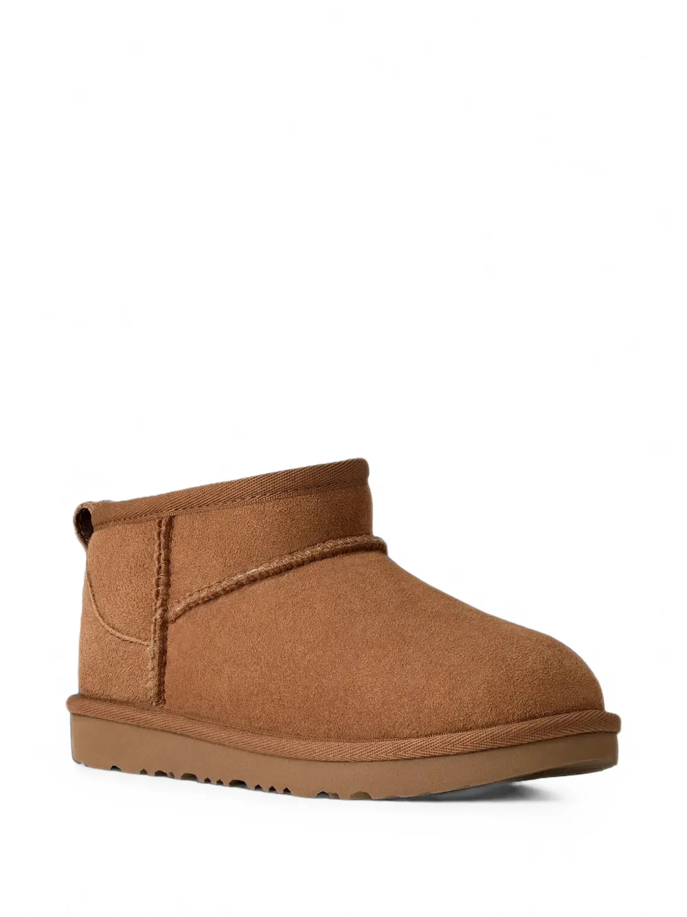 UGG Kids Classic Ultra suede boots - Marron