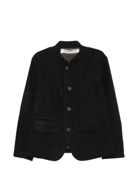 Individual Sentiments mandarin-collar button-up blazer