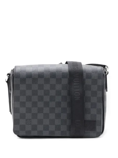 Louis Vuitton Pre-Owned 2021-2026 Damier Graphite District PM crossbody bag