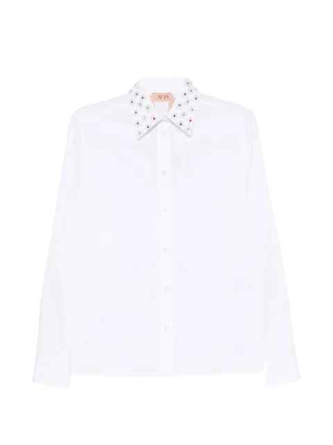 Nº21 crystal-embellished shirt