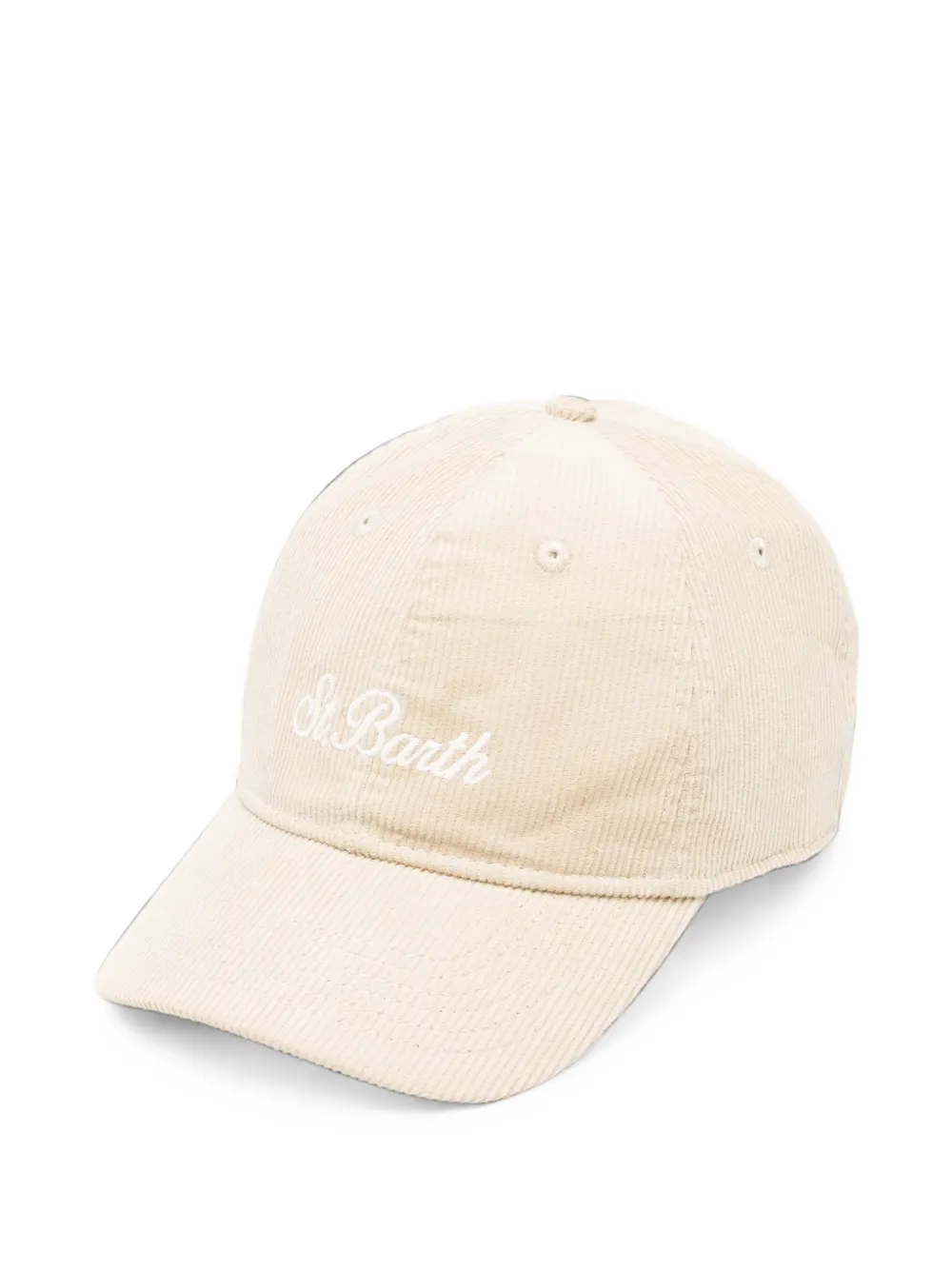 MC2 Saint Barth logo-embroidered corduroy cap