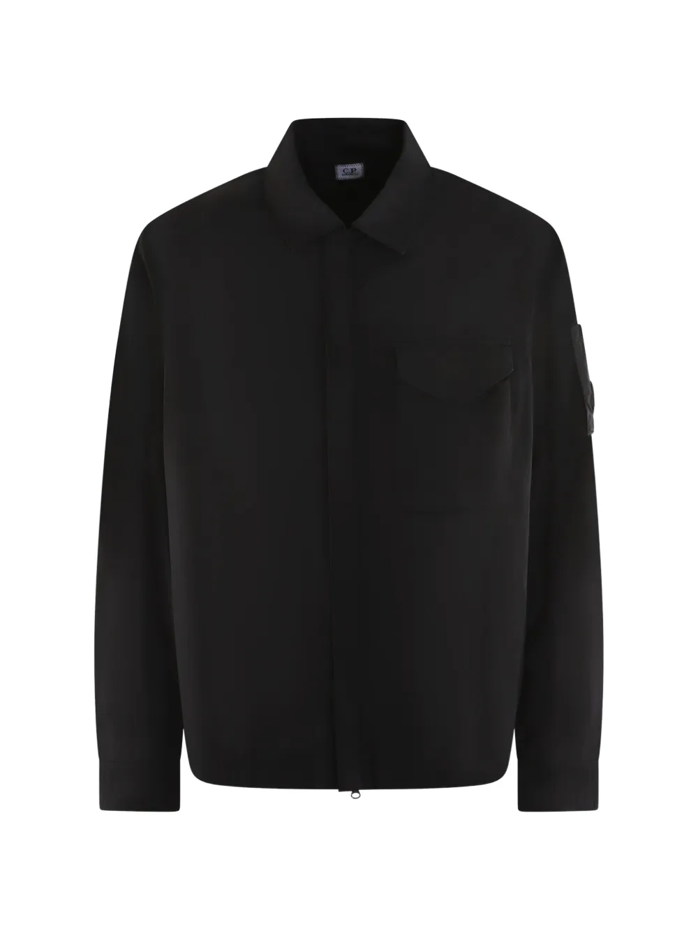 C.P. Company Lens-detail flap-pocket overshirt - Noir C.P. Company Lens-detail flap-pocket overshirt - Noir