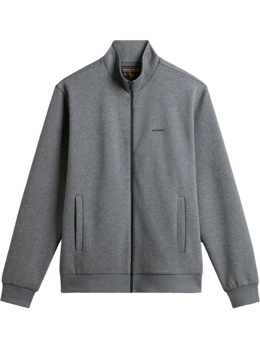 Woolrich Logo Interlock jacket Grijs