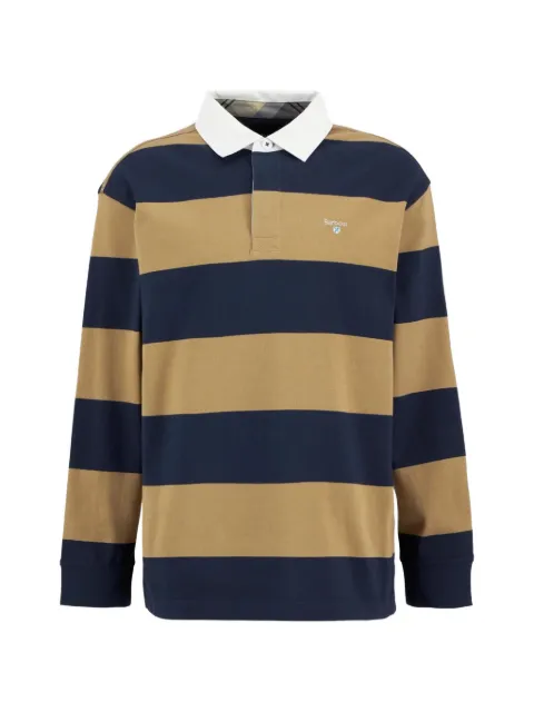 Barbour Broome striped rugby polo shirt