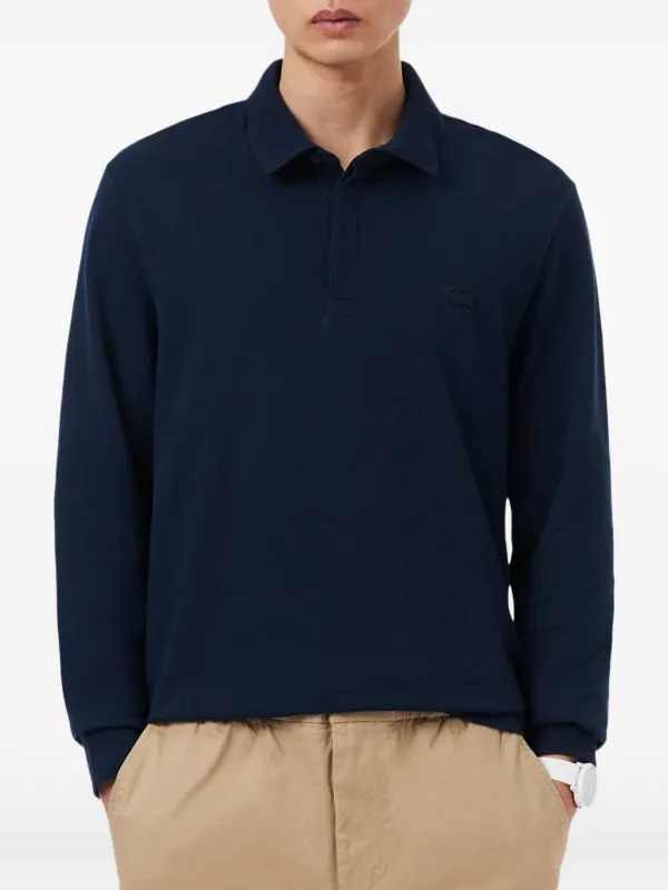 Lacoste Paris ストレッチ ピケポロシャツ | ブルー | FARFETCH JP