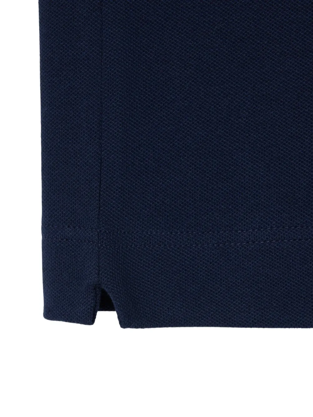 Lacoste Paris stretch piqué poloshirt met regular-fit Blauw