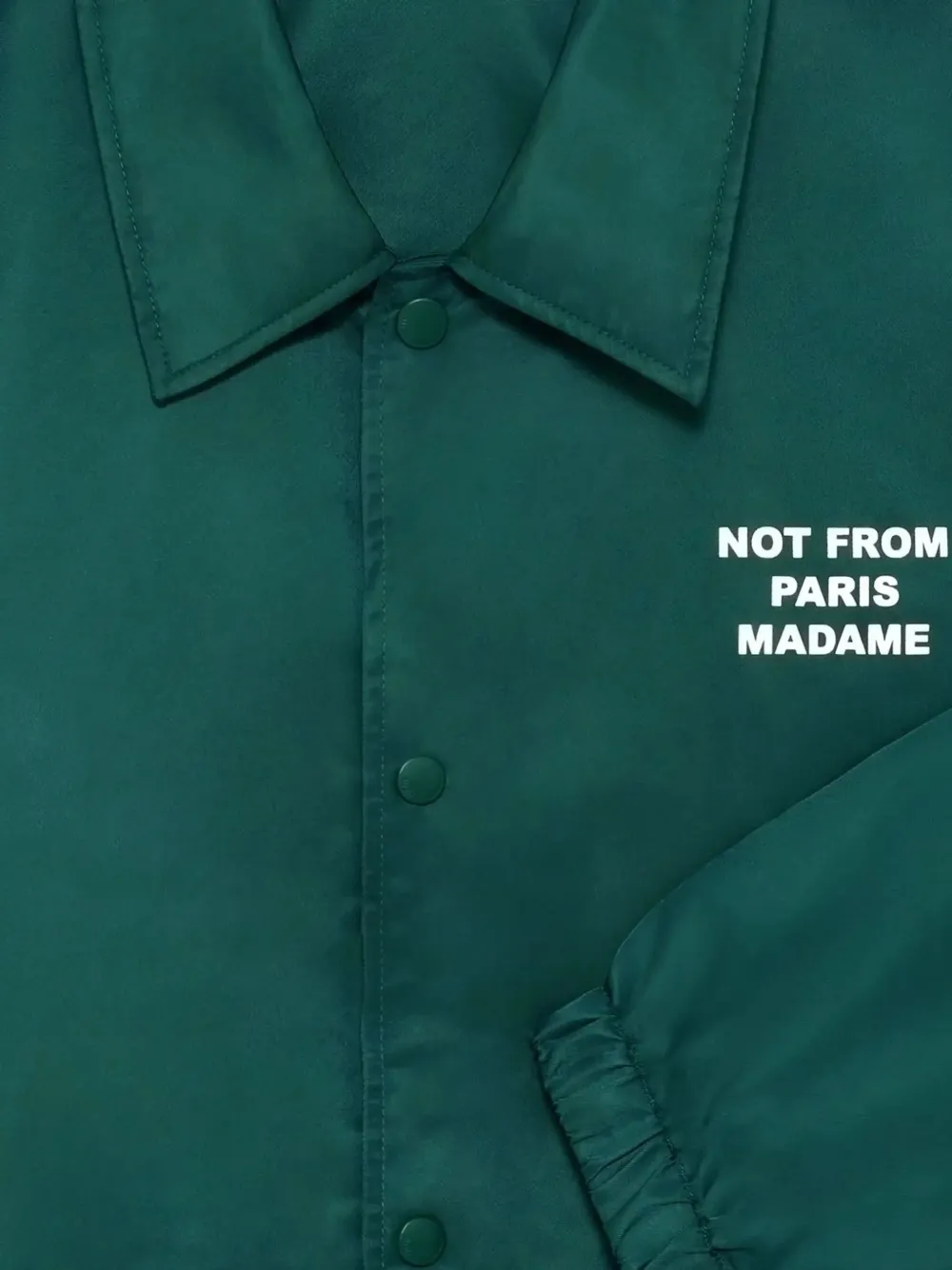 Drôle De Monsieur Jack met print Groen