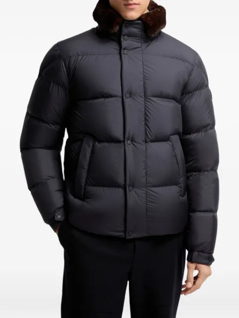 Moncler logo-patch quilted-pattern jacket