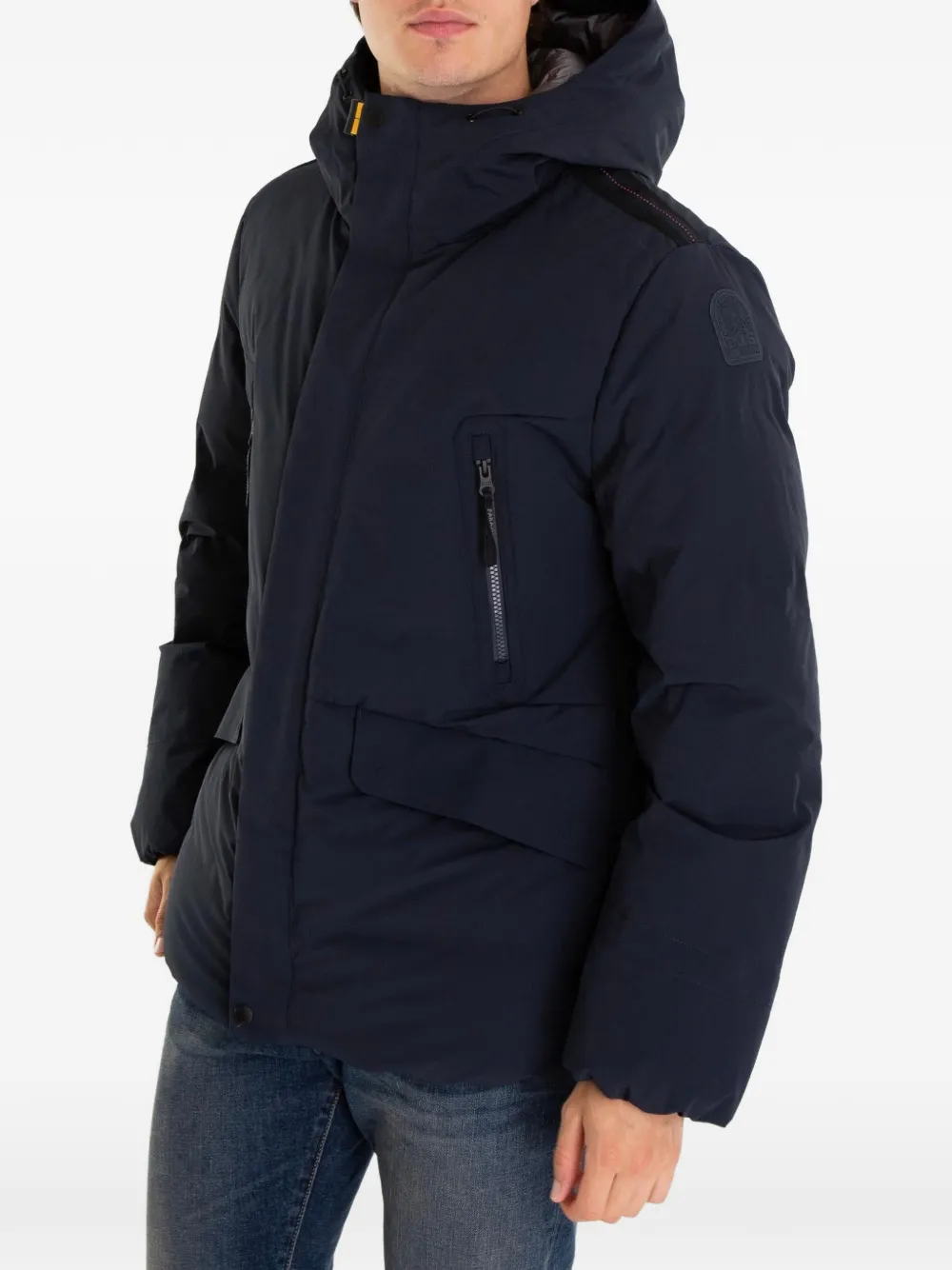 Parajumpers Kazu gewatteerd jack met capuchon Blauw