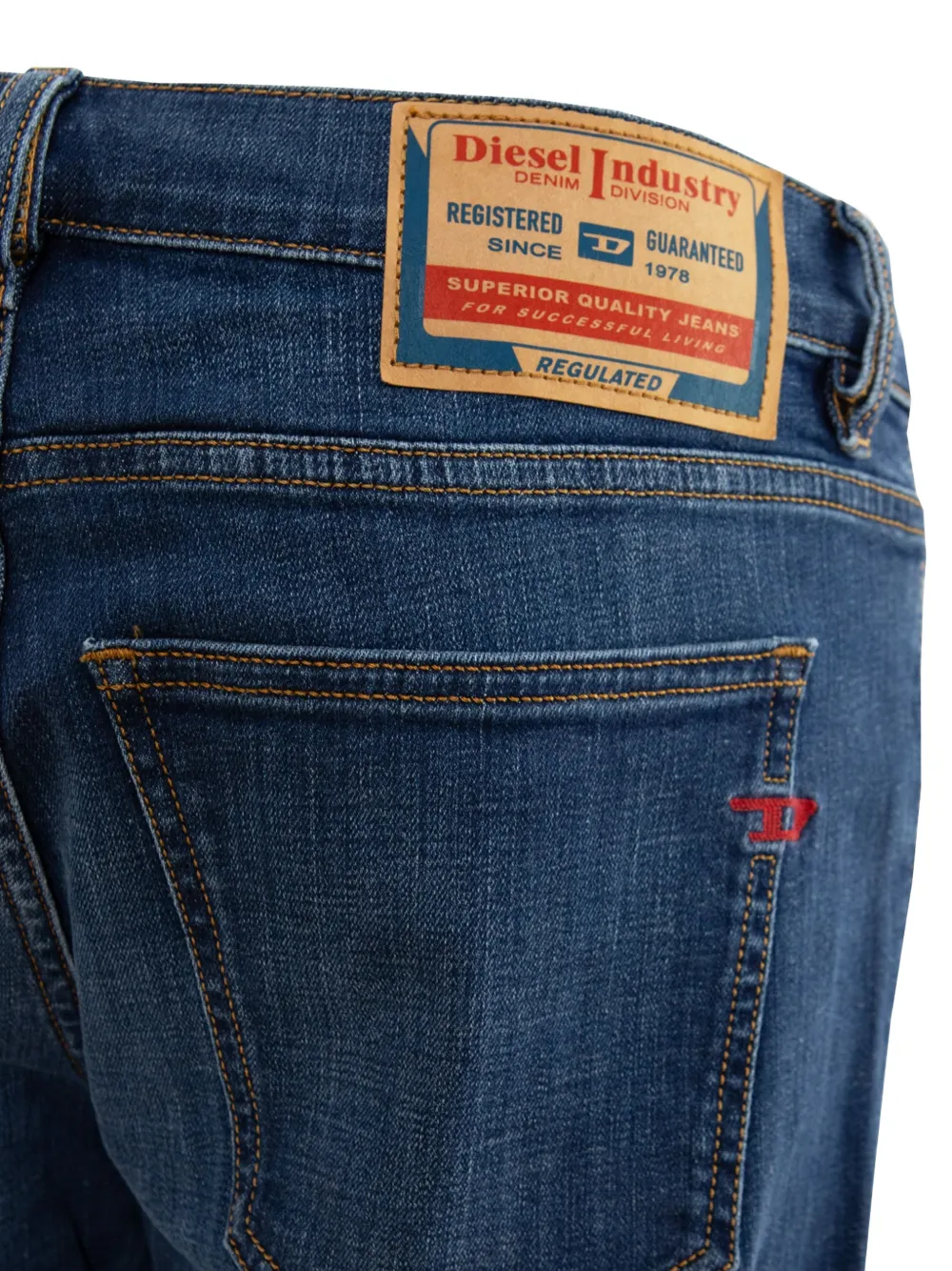 Diesel Slim-fit jeans Blauw