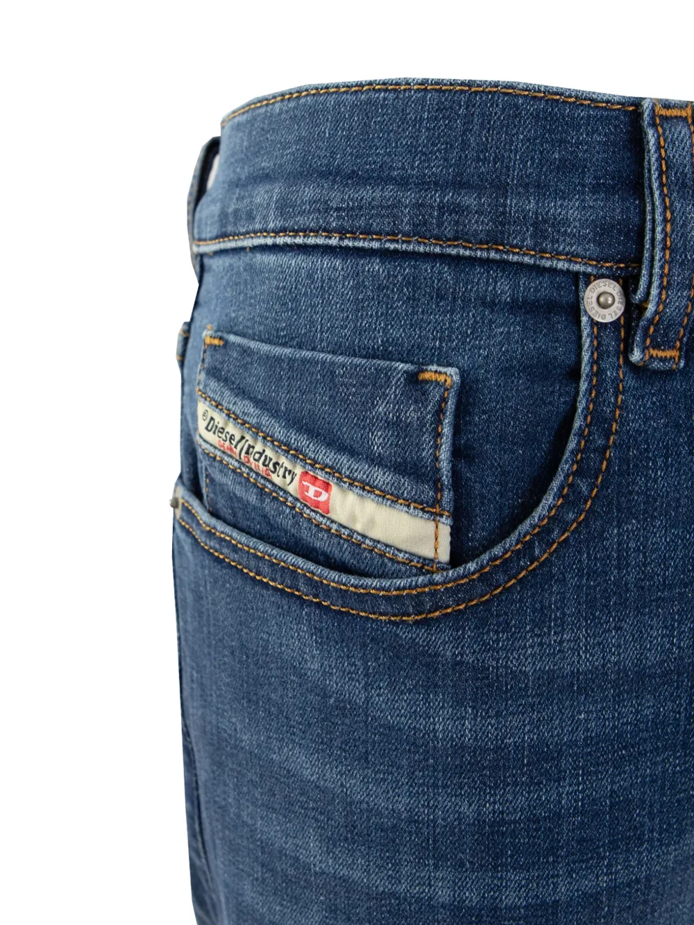 Diesel Slim-fit jeans Blauw