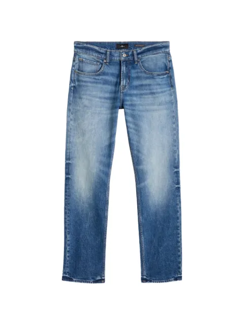 7 For All Mankind The Straight Porch logo-patch jeans