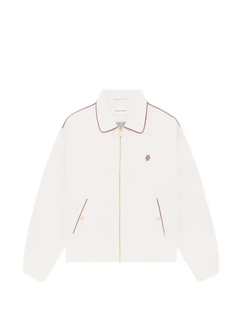 Drôle De Monsieur embroidered cotton blouson jacket