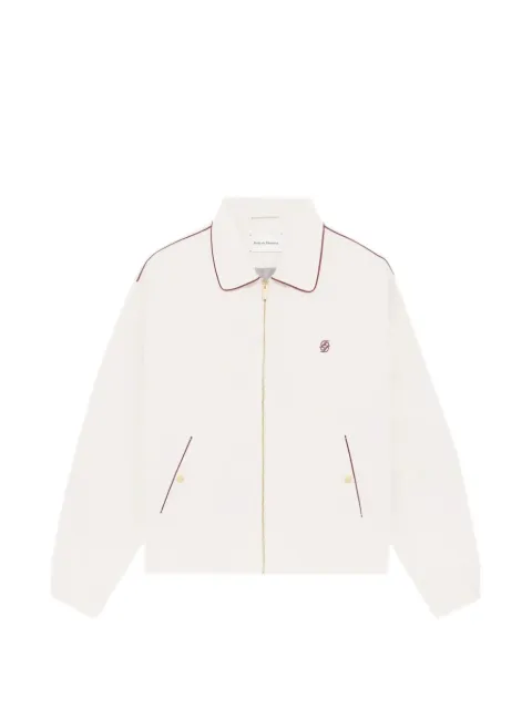 Drôle De Monsieur embroidered cotton blouson jacket