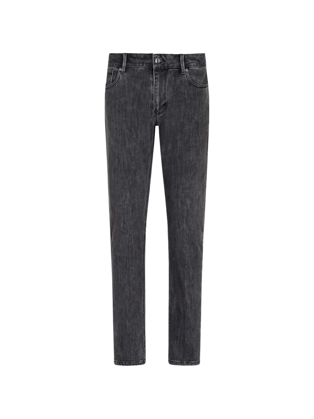 Emporio Armani Straight jeans met vervaagd effect Grijs