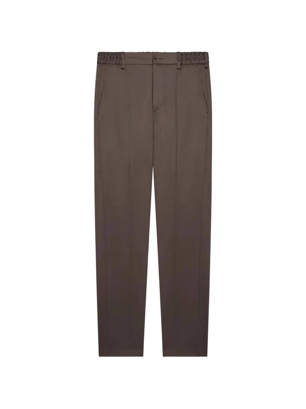 Valenza Supima tapered cotton trousers