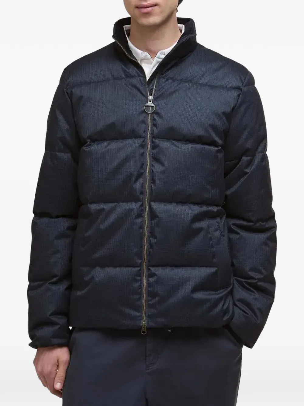 Barbour Northwood gewatteerd jack Blauw
