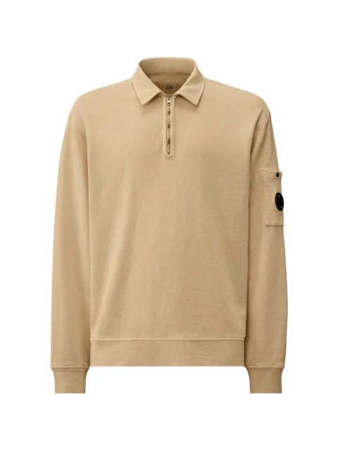 C.P. Company sudadera con detalle Lens