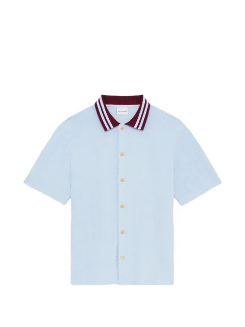 Drôle De Monsieur monogram-print short-sleeve shirt