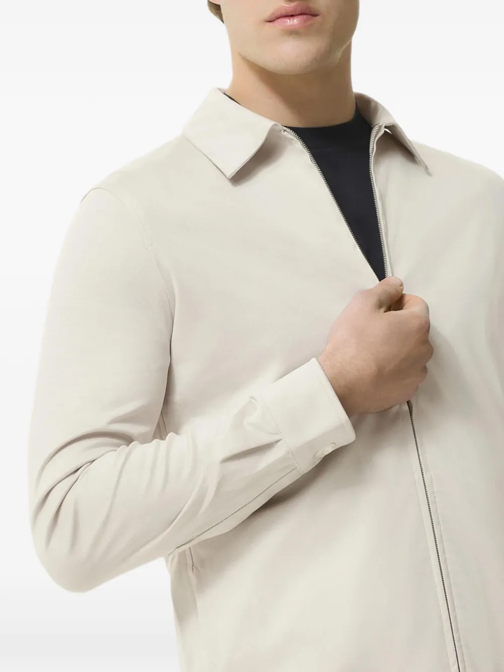 Valenza Shirtjack met rits Grijs