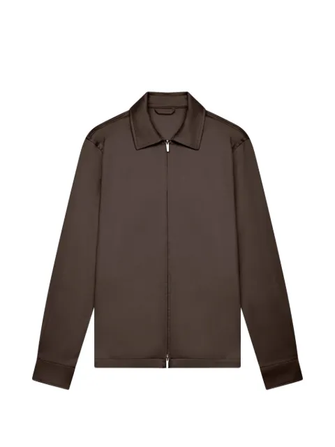 Valenza Supima cotton zip-up sweatshirt