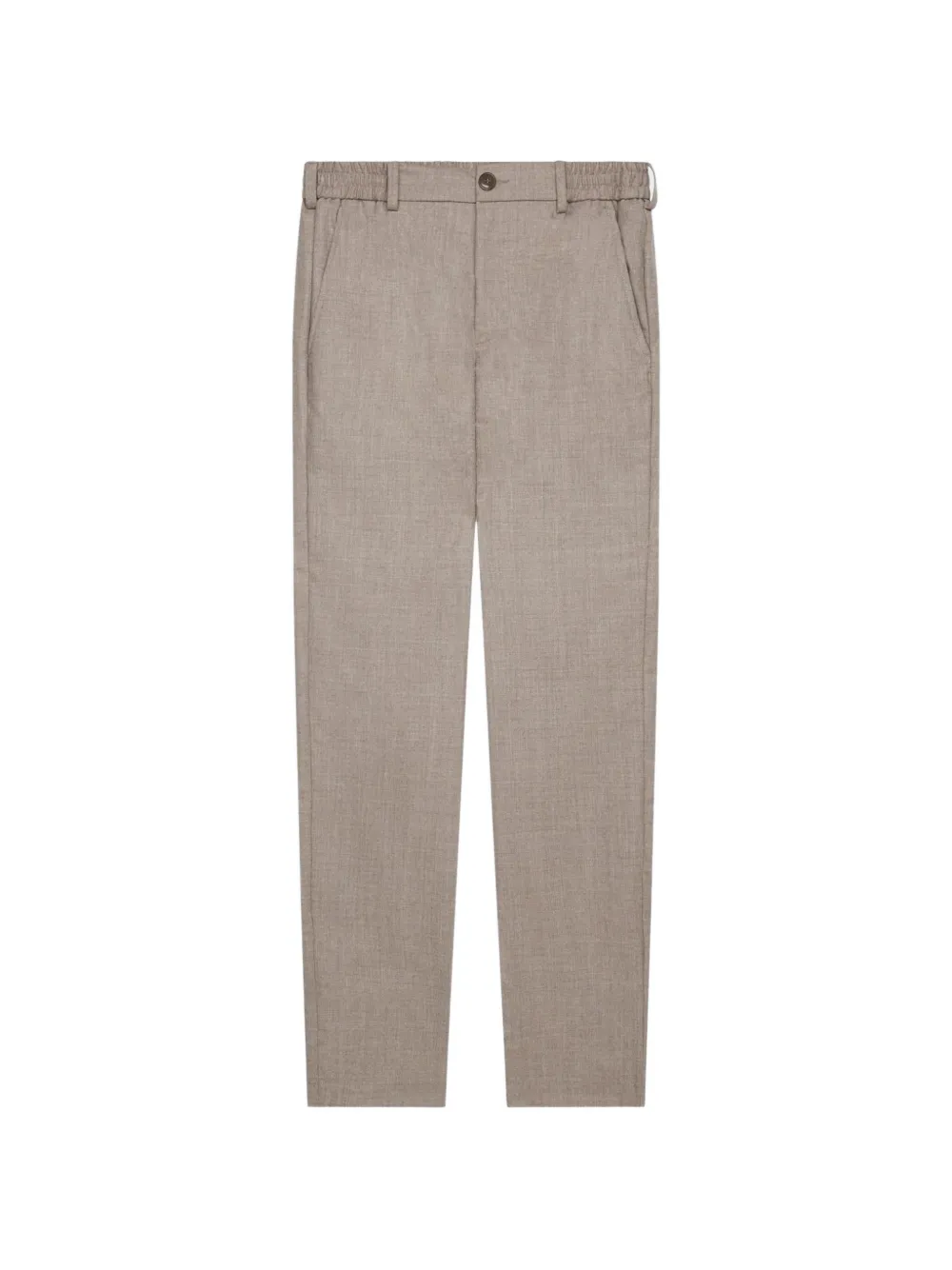 Valenza flannel stretch tapered trousers