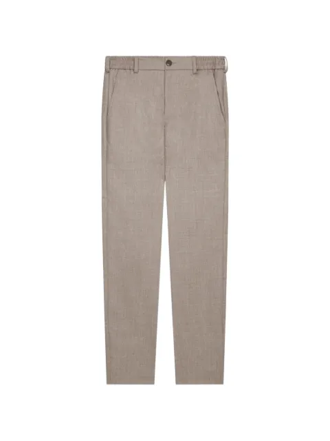Valenza flannel stretch tapered trousers