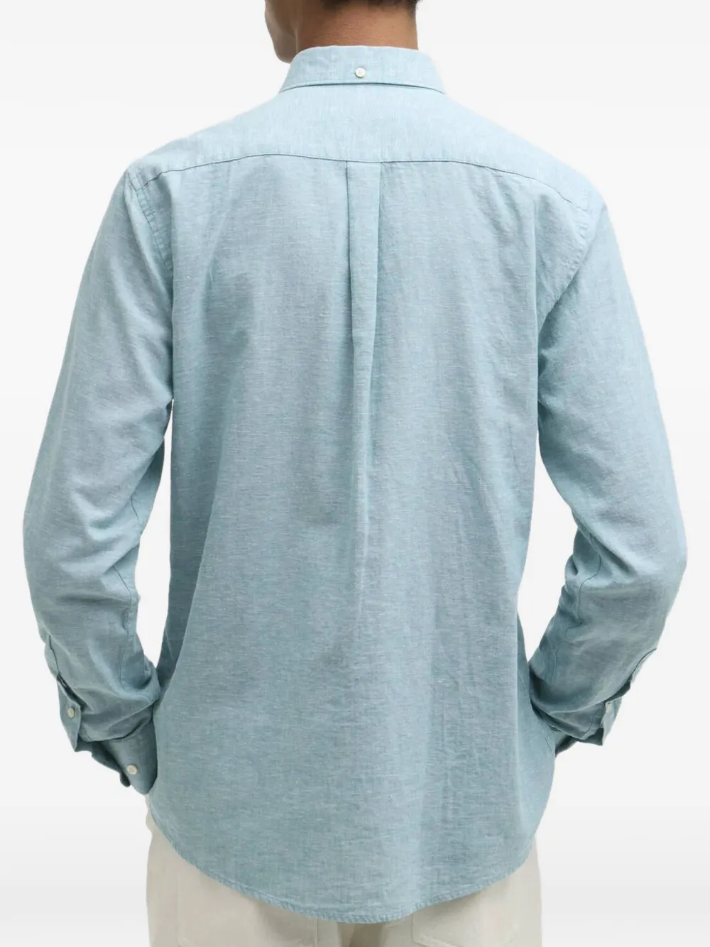 Barbour Nelson button-down shirt Blauw