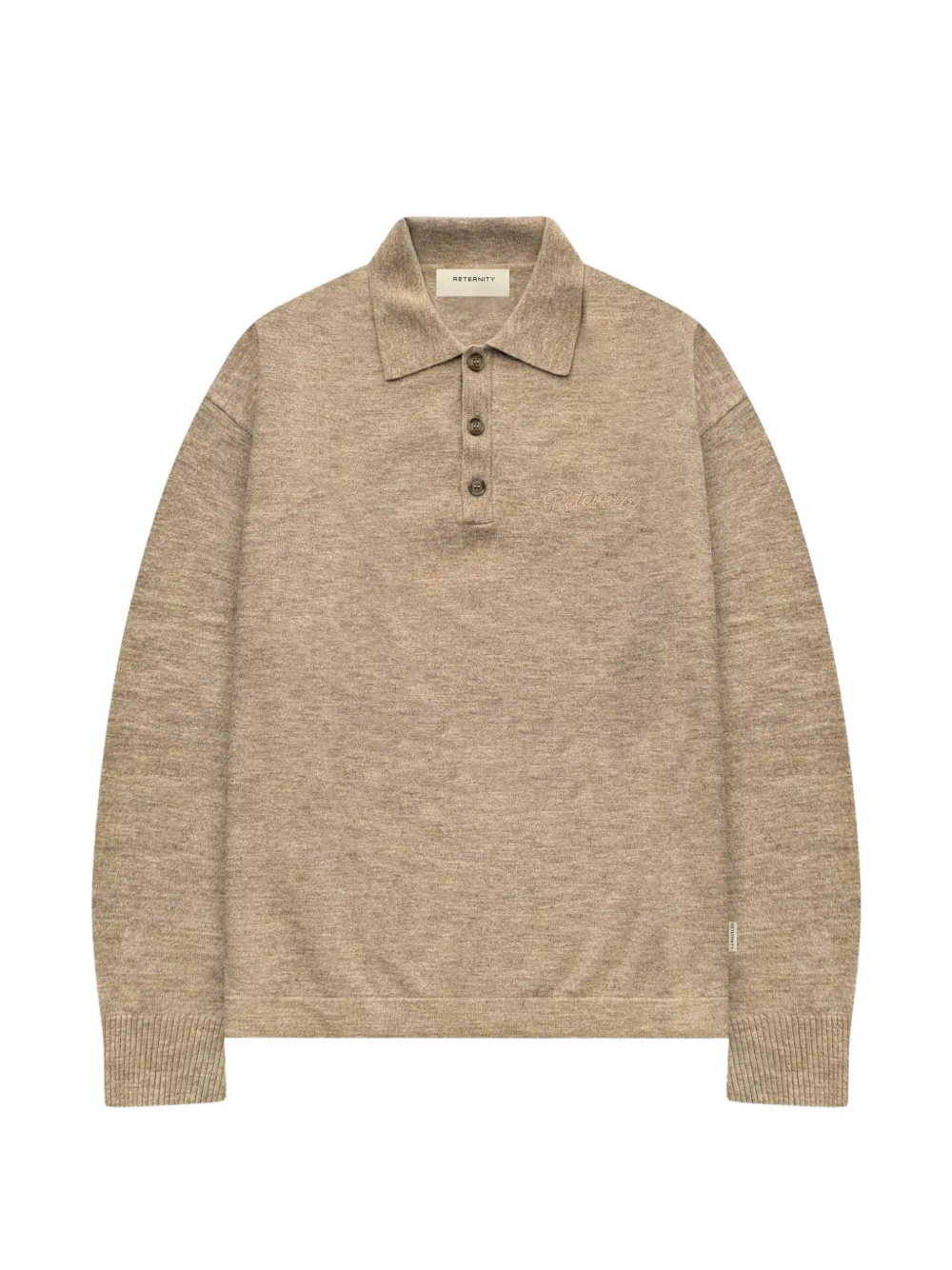 RETERNITY logo-embroidered polo shirt