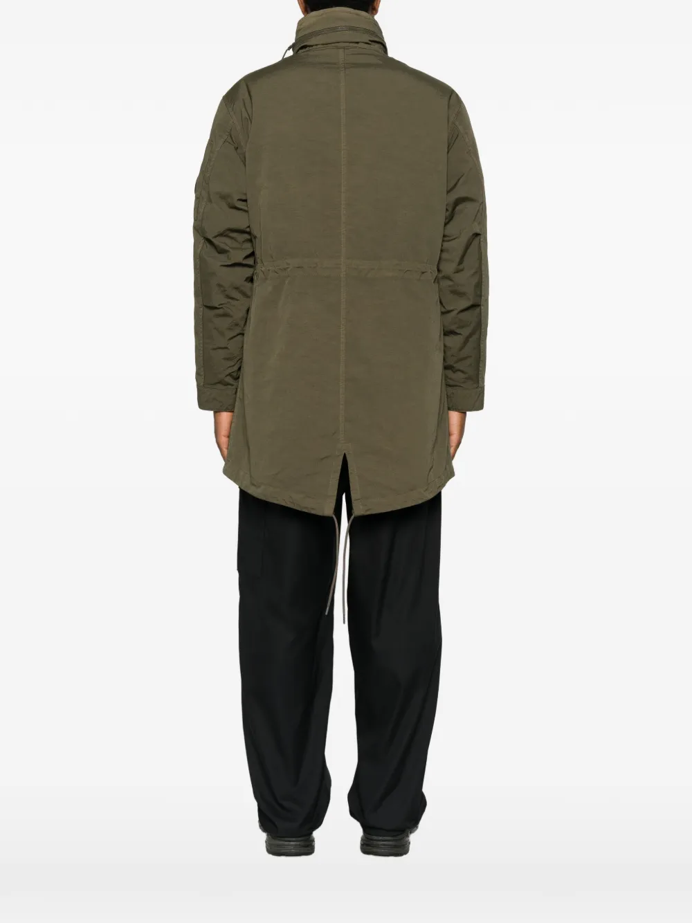 C.P. Company Fishtail jack met lensdetail Groen