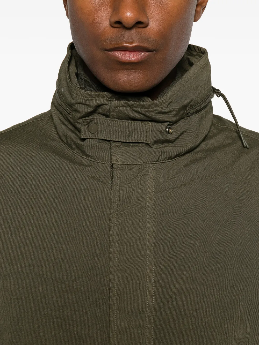 C.P. Company Fishtail jack met lensdetail Groen