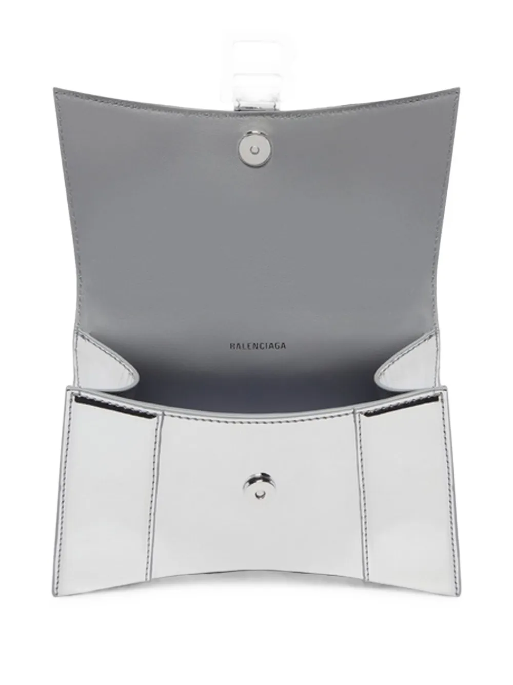 Balenciaga Hourglass shopper met spiegel Zilver