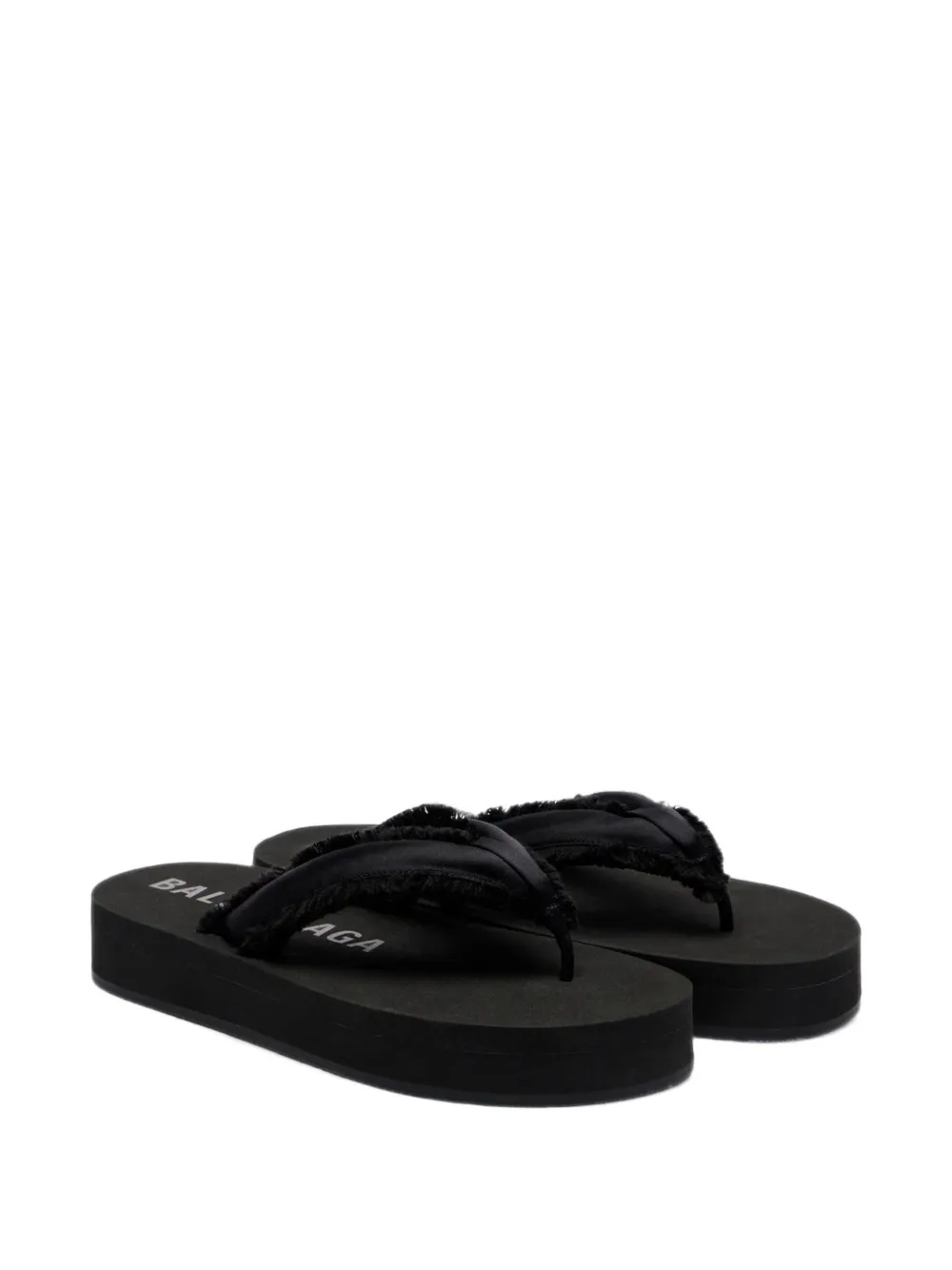 Balenciaga Jet Lag frayed-edge sandals