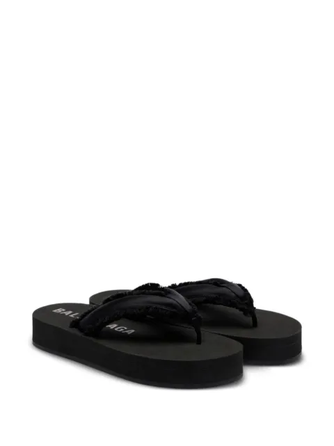 Balenciaga Jet Lag frayed-edge sandals