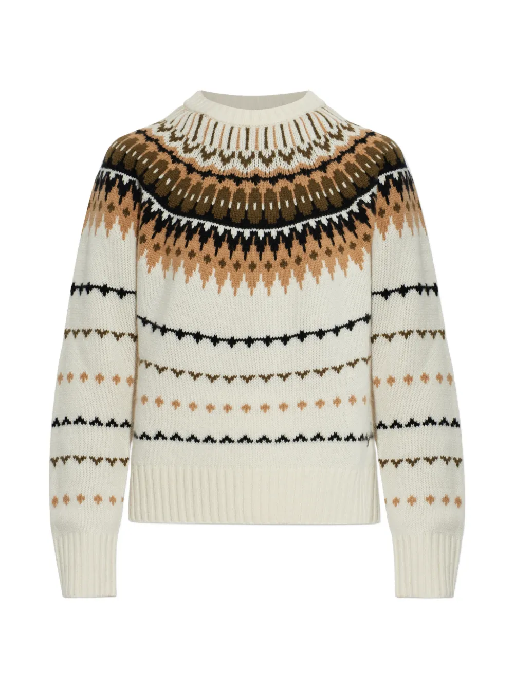 BOGNER Ina fair isle sweater - Neutrals