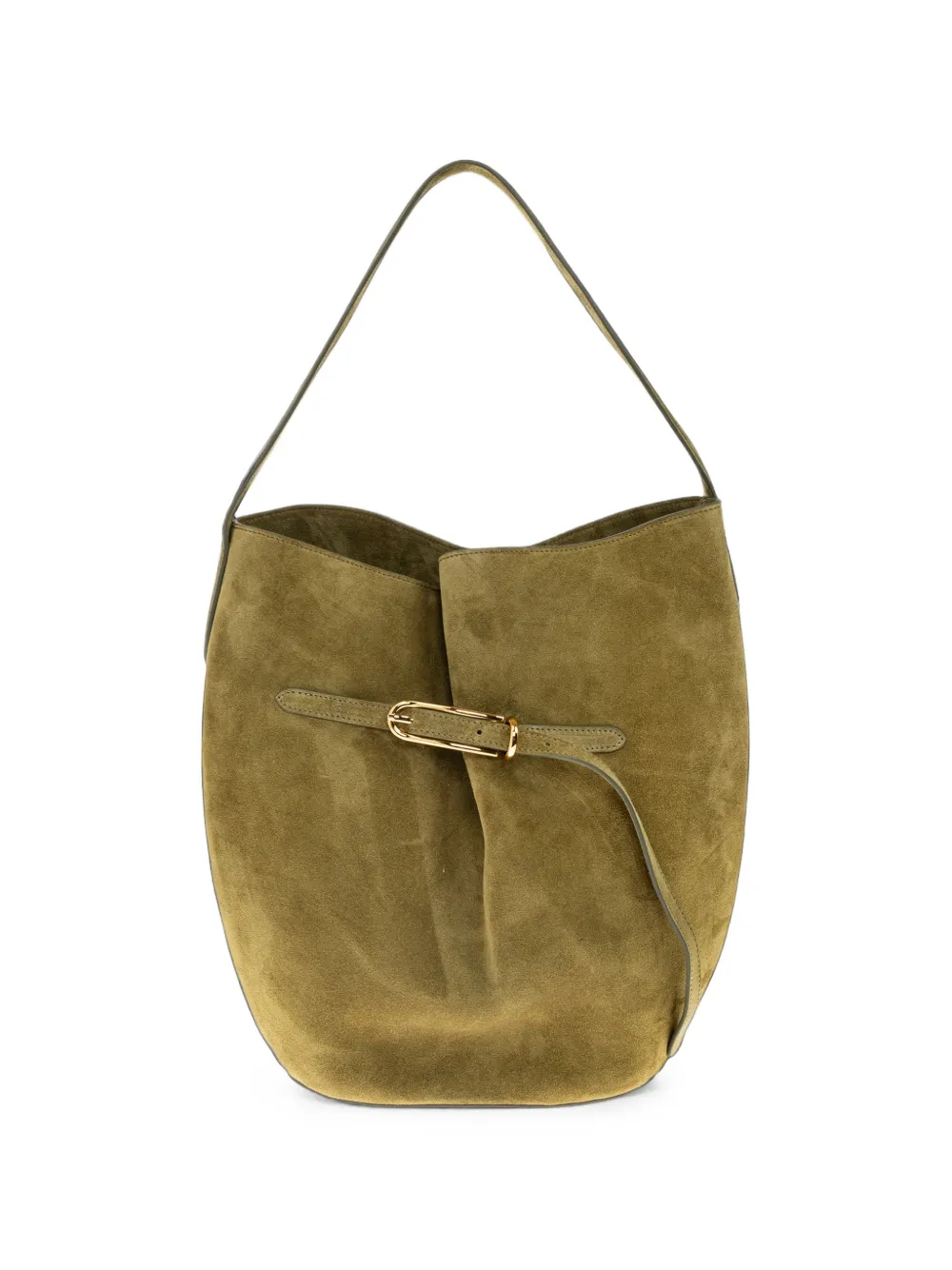 Liffner buckle-detail suede bucket bag