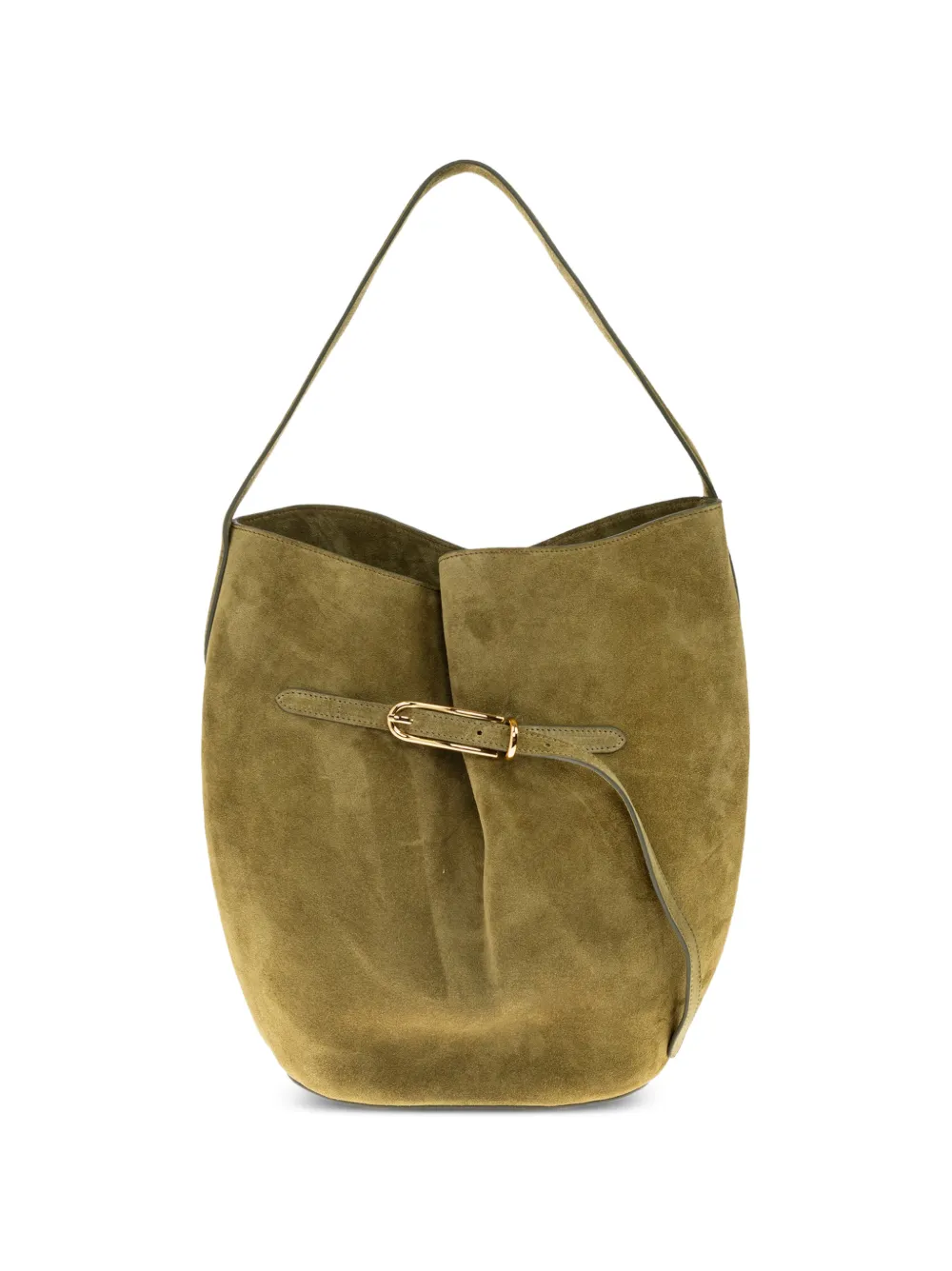 Liffner buckle-detail suede bucket bag