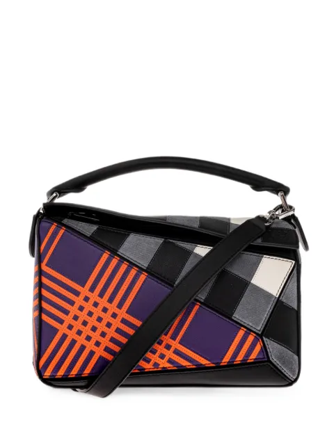 LOEWE x Cosima von Bonin small Puzzle leather tote bag