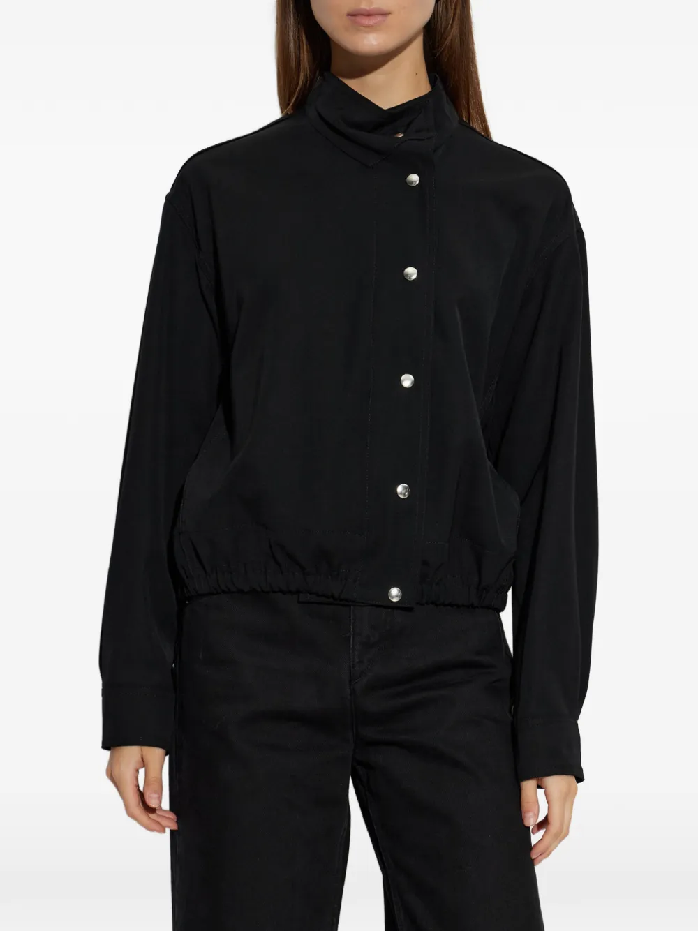 ISABEL MARANT Laura wollen jack Zwart